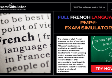 Simulador de exame PMP® de língua francesa – o primeiro simulador completo de exame PMP® de língua francesa do mundo