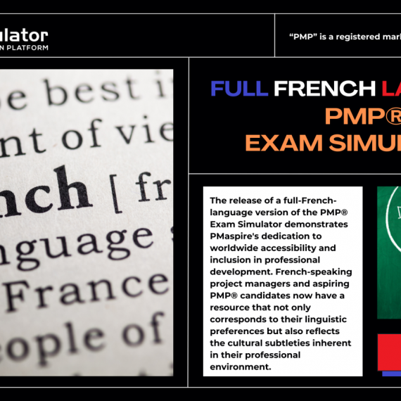 Simulador de exame PMP® de língua francesa – o primeiro simulador completo de exame PMP® de língua francesa do mundo
